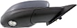 Passenger Side Mirror, Power Adjust, Heated, Manual Folding, Textured Black, No Signal Light, No Memory, With Puddle Light, No Auto-Dimming, With Blind Spot Glass