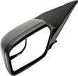 2012 Ford Fusion S - Driver Side Mirror, Power Adjust, Non-Heated, Textured Black, Non-Folding, No Signal Light, With Blind Spot Glass, No Memory, No Puddle Light, No Auto-Dimming