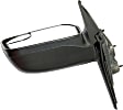 2012 Ford Fusion S - Driver Side Mirror, Power Adjust, Non-Heated, Textured Black, Non-Folding, No Signal Light, With Blind Spot Glass, No Memory, No Puddle Light, No Auto-Dimming