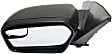 Driver Side Mirror, Power Adjust, Non-Folding, Heated, Textured Black, No Signal Light, No Memory, No Puddle Light, No Auto-Dimming, With Blind Spot Glass