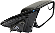 2011 Ford Fusion SE - Passenger Side Mirror, Power Adjust, Heated, Textured Black, Non-Folding, No Signal Light, With Blind Spot Glass, No Memory, No Puddle Light, No Auto-Dimming