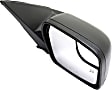 2011 Ford Fusion SE - Passenger Side Mirror, Power Adjust, Heated, Textured Black, Non-Folding, No Signal Light, With Blind Spot Glass, No Memory, No Puddle Light, No Auto-Dimming