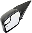 2011-2012 Ford Fusion - Driver Side Mirror, Power, Non-Folding, Heated, Paintable, No Signal Light, No Memory, No Puddle Light, No Auto-Dimming, With Blind Spot Glass