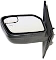 2011-2012 Ford Fusion - Driver Side Mirror, Power, Non-Folding, Heated, Paintable, No Signal Light, No Memory, No Puddle Light, No Auto-Dimming, With Blind Spot Glass