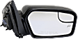 Passenger Side Mirror, Power, Non-Folding, Heated, Paintable, No Signal Light, No Memory, No Puddle Light, No Auto-Dimming, With Blind Spot Glass