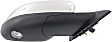 Passenger Side Mirror, Power Adjust, Heated, Manual Folding, Chrome, No Signal Light, With Memory, With Puddle Light, No Auto-Dimming, With Blind Spot Glass