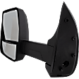 4-bolt mount, Driver Side Towing Mirror, Manual Adjust, Non-Heated, Manual Folding, Textured Black, No Signal Light, No Memory, No Puddle Light, No Auto-Dimming, No Blind Spot Feature
