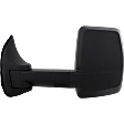 4-bolt mount, Driver Side Towing Mirror, Manual Adjust, Non-Heated, Manual Folding, Textured Black, No Signal Light, No Memory, No Puddle Light, No Auto-Dimming, No Blind Spot Feature