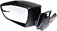 Driver Side Mirror, Power Adjust, Manual Folding, Non-Heated, Paintable, In-housing Signal Light, No Memory, No Puddle Light, No Auto-Dimming, With Blind Spot Glass