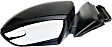 Driver Side Mirror, Power Adjust, Manual Folding, Non-Heated, Paintable, In-housing Signal Light, No Memory, No Puddle Light, No Auto-Dimming, With Blind Spot Glass