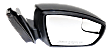 Passenger Side Mirror, Power, Manual Folding, Non-Heated, Paintable, In-housing Signal Light, No Memory, No Puddle Light, No Auto-Dimming, With Blind Spot Glass