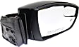 2012 Ford Focus - Passenger Side Mirror, Power Adjust, Heated, Paintable, Manual Folding, In-housing Signal Light, With Blind Spot Glass, No Memory, With Puddle Light, No Auto-Dimming, Hatchback
