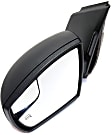 2016 Ford Escape - Driver Side Mirror, Power Adjust, Heated, Textured Black, Manual Folding, No Signal Light, No Blind Spot Feature, No Memory, No Puddle Light, No Auto-Dim