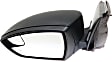 2016 Ford Escape - Driver Side Mirror, Power Adjust, Heated, Textured Black, Manual Folding, No Signal Light, No Blind Spot Feature, No Memory, No Puddle Light, No Auto-Dim