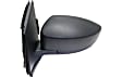 2016 Ford Escape - Driver Side Mirror, Power Adjust, Heated, Textured Black, Manual Folding, No Signal Light, No Blind Spot Feature, No Memory, No Puddle Light, No Auto-Dim