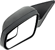 2012 Ford Mustang - Driver Side Mirror, Power Adjust, Non-Heated, With 1 Paintable and 1 Textured Black Cap, Non-Folding, No Signal Light, With Blind Spot Glass, No Memory, No Puddle Light, No Auto-Dimming, Coupe