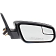 2011-2012 Ford Mustang - Passenger Side Mirror, Power, Non-Folding, Non-Heated, With 1 Paintable and 1 Textured Black Cap, No Signal Light, No Memory, No Puddle Light and Auto-Dim, With Blind Spot Glass