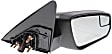2011-2012 Ford Mustang - Passenger Side Mirror, Power, Non-Folding, Non-Heated, With 1 Paintable and 1 Textured Black Cap, No Signal Light, No Memory, No Puddle Light and Auto-Dim, With Blind Spot Glass