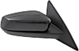 2011-2012 Ford Mustang - Passenger Side Mirror, Power, Non-Folding, Non-Heated, With 1 Paintable and 1 Textured Black Cap, No Signal Light, No Memory, No Puddle Light and Auto-Dim, With Blind Spot Glass