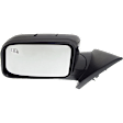 Driver Side Mirror, Power Adjust, Manual Folding, Heated, Paintable, No Signal Light, With memory, With Puddle Light, No Auto-Dimming, No Blind Spot Feature