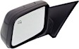 Driver Side Mirror, Power Adjust, Manual Folding, Heated, Paintable, No Signal Light, With memory, With Puddle Light, No Auto-Dimming, No Blind Spot Feature