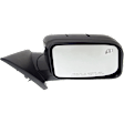 Passenger Side Mirror, Power Adjust, Manual Folding, Heated, Paintable, No Signal Light, With memory, With Puddle Light, No Auto-Dimming, No Blind Spot Feature