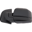 2017 Ford F-150 - Driver Side Mirror, Manual Adjust, Non-Heated, Textured Black, Manual Folding, No Signal Light, With Blind Spot Glass, No Memory, No Puddle Light, No Auto-Dimming