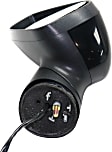 Driver Side Mirror, Power Adjust, Manual Folding, Non-Heated, Paintable, In-housing Signal Light, No Memory, No Puddle Light, No Auto-Dimming, With Blind Spot Glass