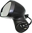 Driver Side Mirror, Power Adjust, Manual Folding, Heated, Paintable, In-housing Signal Light, No Memory, No Puddle Light, No Auto-Dimming, With Blind Spot Glass