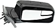 2011 Ford Edge - Passenger Side Mirror, Production Date To February 8 2011, Power Adjust, Heated, Paintable, Manual Folding, No Signal Light, With Blind Spot Glass, No Memory, With Puddle Light, No Auto-Dimming