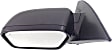 2011 Ford Fusion S - Driver Side Mirror, Power Adjust, Heated, With 1 Paintable and 1 Textured Black Cap, Non-Folding, No Signal Light, With Blind Spot Detection in Glass, No Memory, With Puddle Light, No Auto-Dimming