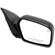 2010 Ford Fusion SEL - Passenger Side Mirror, Power Adjust, Heated, With 1 Paintable and 1 Textured Black Cap, Non-Folding, No Signal Light, With Blind Spot Detection in Glass, No Memory, With Puddle Light, No Auto-Dimming