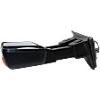 Driver Side Towing Mirror, Power Adjust, Heated, Power Folding, With 1 Chrome and 1 Paintable Cap, In-housing Signal Light, With Memory, No Puddle Light, No Auto-Dimming, No Blind Spot Feature