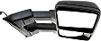 Passenger Side Towing Mirror, Power Adjust, Heated, Power Folding, With 1 Chrome and 1 Paintable Cap, In-housing Signal Light, With Memory, No Puddle Light, No Auto-Dim, With Blind Spot Glass