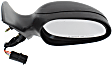 Passenger Side Mirror, Power Adjust, Non-Folding, Non-Heated, Textured Black, No Signal Light, No Memory, With Puddle Light, No Auto-Dimming, No Blind Spot Feature