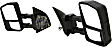 2011-2016 Ford F-350 Super Duty - Driver and Passenger Side Towing Mirror, Manual Adjust, Non-Heated, Manual Folding, Textured Black, No Signal Light, No Memory, No Puddle Light, No Auto-Dimming, No Blind Spot Feature