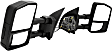 2011-2016 Ford F-350 Super Duty - Driver and Passenger Side Towing Mirror, Manual Adjust, Non-Heated, Manual Folding, Textured Black, No Signal Light, No Memory, No Puddle Light, No Auto-Dimming, No Blind Spot Feature