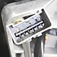 2007 Ford F-450 Super Duty - Driver and Passenger Side Towing Mirror, Power Adjust, Heated, Chrome, Manual Folding, No Signal Light, No Blind Spot Feature, No Memory, No Puddle Light, No Auto-Dimming