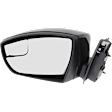 Driver Side Mirror, Power Adjust, Manual Folding, Non-Heated, Paintable, In-housing Signal Light, No Memory, No Puddle Light, No Auto-Dimming, With Blind Spot Glass