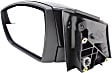Driver Side Mirror, Power Adjust, Manual Folding, Non-Heated, Paintable, In-housing Signal Light, No Memory, No Puddle Light, No Auto-Dimming, With Blind Spot Glass