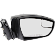 Passenger Side Mirror, Power, Manual Folding, Non-Heated, Paintable, In-housing Signal Light, No Memory, No Puddle Light, No Auto-Dimming, With Blind Spot Glass