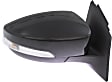 Passenger Side Mirror, Power, Manual Folding, Non-Heated, Paintable, In-housing Signal Light, No Memory, No Puddle Light, No Auto-Dimming, With Blind Spot Glass