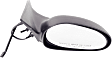 Passenger Side Mirror, Power Adjust, Non-Folding, Non-Heated, Textured Black, No Signal Light, No Memory, No Puddle Light, No Auto-Dimming, No Blind Spot Feature