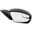 Passenger Side Mirror, Power Adjust, Manual Folding, Heated, Paintable, In-housing Signal Light, No Memory, No Puddle Light, No Auto-Dimming, With Blind Spot Glass