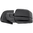 Driver Side Mirror, Power Adjust, Non-Heated, Manual Folding, Textured Black, No Signal Light, No Memory, No Puddle Light, No Auto-Dimming, With Blind Spot Glass