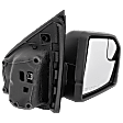 Passenger Side Mirror, Power Adjust, Non-Heated, Manual Folding, Textured Black, No Signal Light, No Memory, No Puddle Light, No Auto-Dimming, With Blind Spot Glass