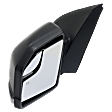 Driver Side Mirror, Power Adjust, Heated, Manual Folding, Textured Black, In-housing Signal Light, No Memory, No Puddle Light, No Auto-Dimming, With Blind Spot Glass