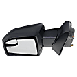 Driver Side Mirror, Power Adjust, Heated, Manual Folding, Textured Black, In-housing Signal Light, No Memory, No Puddle Light, No Auto-Dimming, With Blind Spot Glass