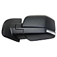 Driver Side Mirror, Power Adjust, Heated, Manual Folding, Textured Black, In-housing Signal Light, No Memory, No Puddle Light, No Auto-Dimming, With Blind Spot Glass