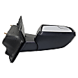 2015-2018 Ford F-150 - Passenger Side Mirror, Power Adjust, Heated, Manual Folding, Textured Black, In-housing Signal Light, No Memory, No Puddle Light, No Auto-Dimming, With Blind Spot Glass